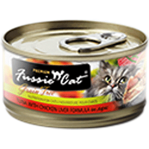 Fussie Cat Premium Tuna with Chicken Liver Canned 24/2.82oz Fussie Cat, Premium, Tuna, Canned, chicken, liver